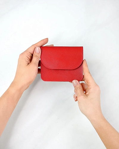 Мини кошелек кожаный AMO Ruby - фото - 1