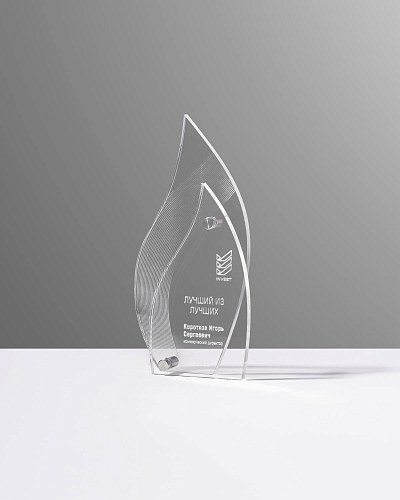 Награда прозрачная из оргстекла NN-32