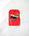 Мини кошелек кожаный AMO Red Мини кошелек кожаный AMO Red
