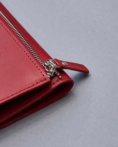 Кожаная папка для документов и ноутбука CITY Carmine - фото - 3