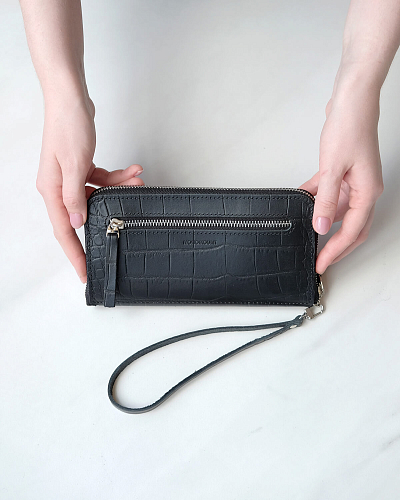 Кошелек на молнии MONTERRO Cayman с ремешком на руку - фото - 2