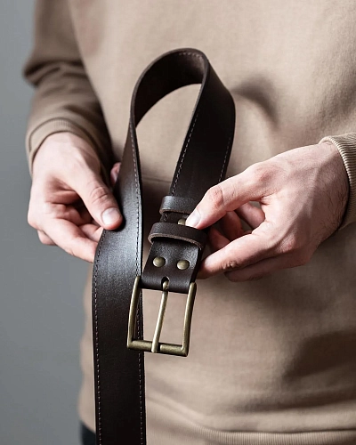 Мужской подарочный набор SYDNEY Stitch Brown d-120 - фото - 1