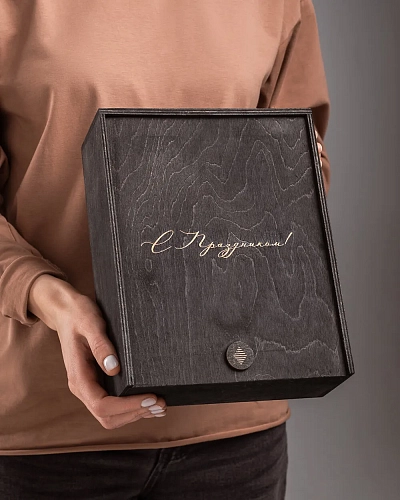 Деревянная коробка M-BOX Dark - фото - 1