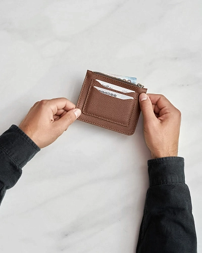 Мини кошелек кожаный SPIRIT Hazel - фото - 6