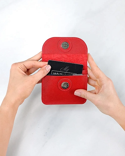 Мини кошелек кожаный AMO Ruby - фото - 3