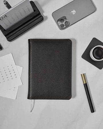 Кожаный ежедневник MEMO A5 Brown