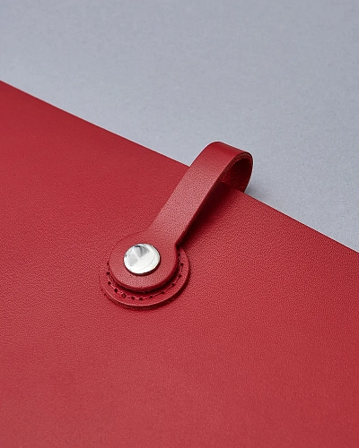 Кожаная папка для ноутбука 15 дюймов LOAD Carmine - фото - 3