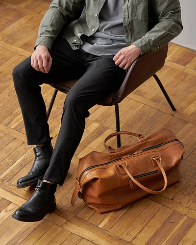 Кожаная дорожная сумка BAGGAGE Saffron