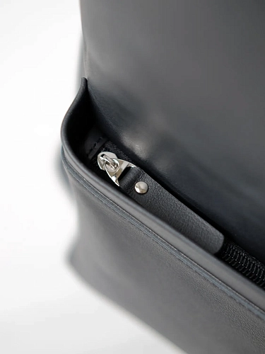 Рюкзак кожаный мужской GERALD MAX Black - фото - 14