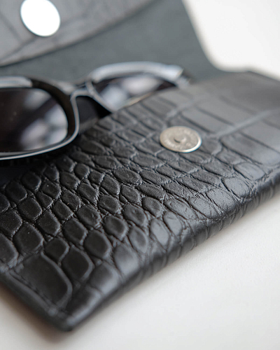 Кожаный чехол для очков SAINT TROPEZ Cayman - фото - 5