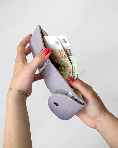 Кожаный кошелек LUNAR Pastel - фото - 6