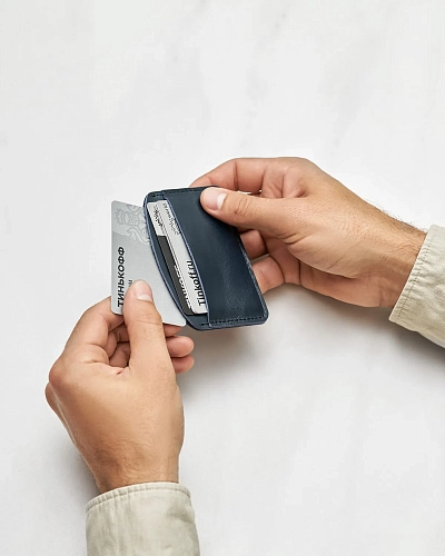 Картхолдер кожаный BILL Pool - фото - 2