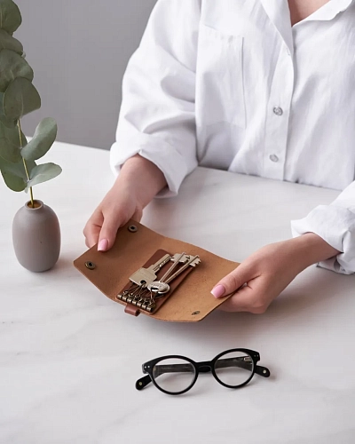 Ключница кожаная LOCK Candy - фото - 1