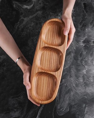 Деревянная менажница LONGER M - фото