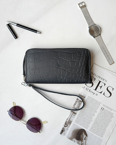 Кошелек на молнии MONTERRO Cayman с ремешком на руку - фото