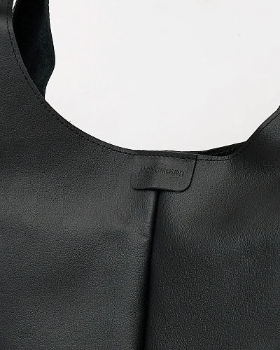 Кожаный шоппер MIA Black - фото - 5