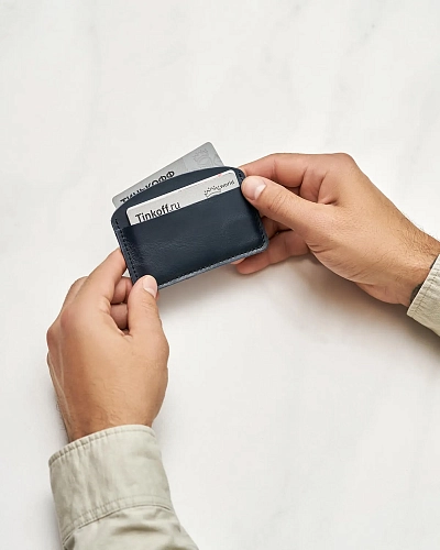 Картхолдер кожаный BILL Pool - фото - 1