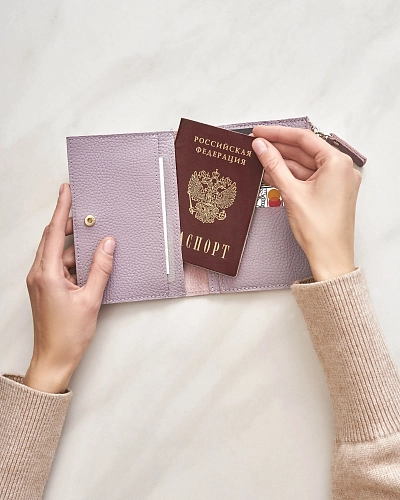 Кошелек кожаный NOVEL Pastel - фото - 2