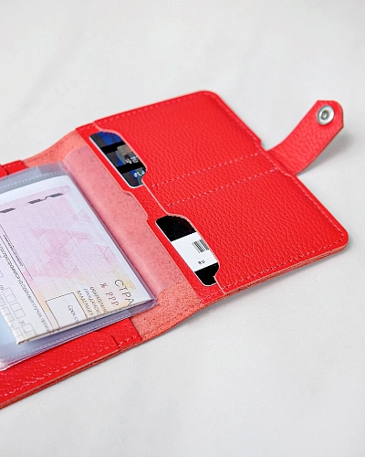 Портмоне для автодокументов FULLER DRIVE Red - фото - 2