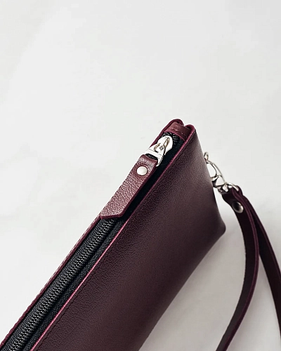 Кожаный несессер CRUISE Marsala - фото - 3