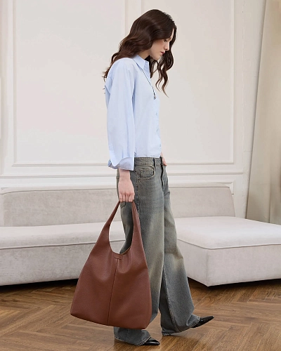 Кожаный шоппер MIA Hazel - фото