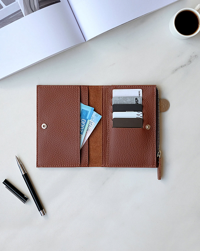 Кошелек кожаный NOVEL Hazel - фото - 1