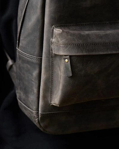 Рюкзак кожаный мужской BRUNO Rodeo - фото - 8