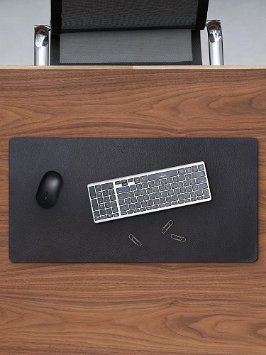 Кожаная подложка на стол COVER Brown Grain