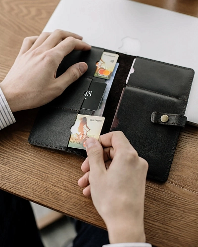 Бумажник кожаный CLASSIC Brown