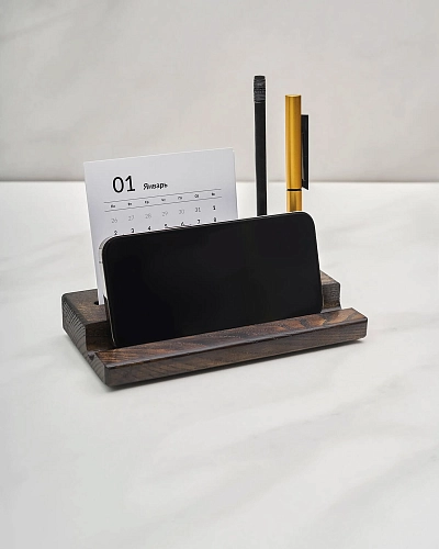 Деревянный органайзер ASH Brown - фото