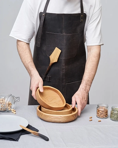 Кожаный фартук бытовой LEATHER MAN Rodeo - фото - 4