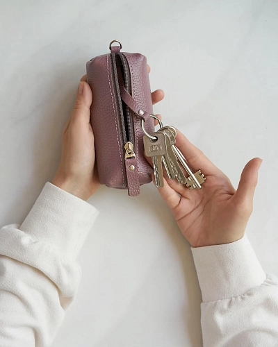 Ключница кожаная HOME M Clover - фото