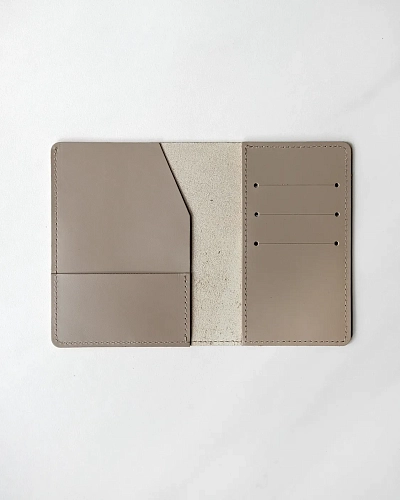 Кожаная обложка на паспорт PRO Coffee - фото - 6