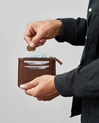 Мини кошелек кожаный SPIRIT Hazel - фото - 1