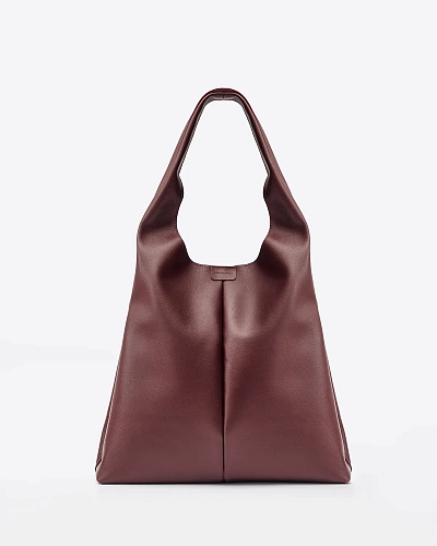 Кожаный шоппер MIA Marsala - фото