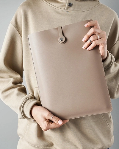 Кожаная папка для ноутбука 14 дюймов LOAD Coffee - фото - 1