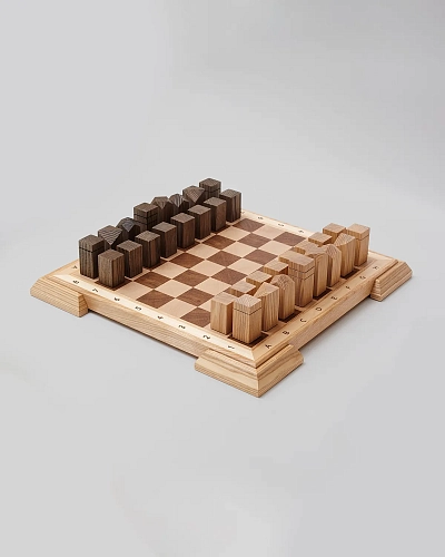 Шахматы подарочные деревянные - фото - 1