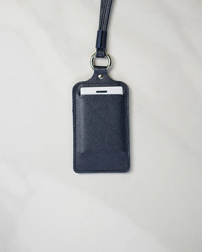 Чехол для пропуска AGENT Navy Blue - фото - 1