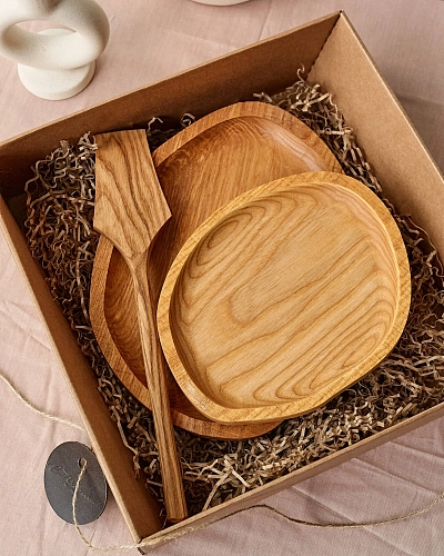 Подарочный набор тарелок SET POTATO - фото - 2