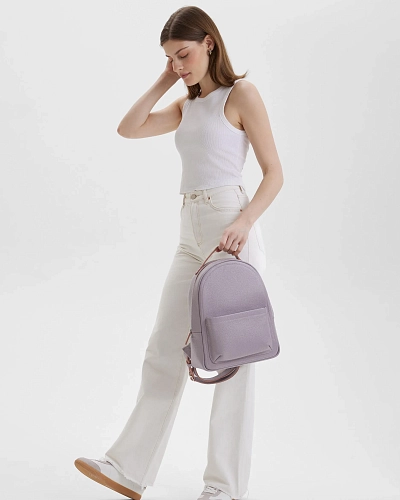 Рюкзак кожаный женский CLAIRE Pastel - фото - 4