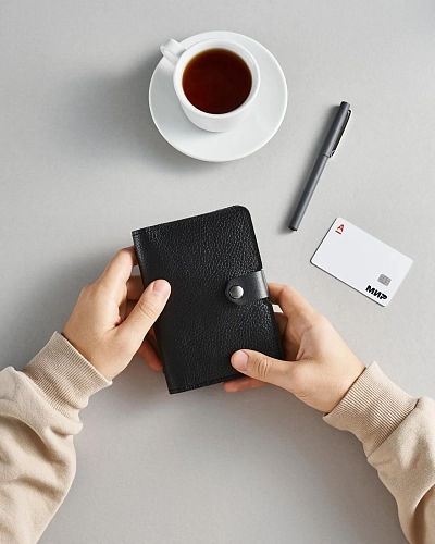 Портмоне для автодокументов FULLER DRIVE Black Grain - фото - 5