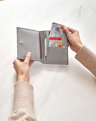 Кошелек кожаный NOVEL Iron - фото - 3