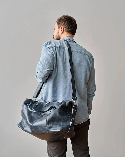 Кожаная дорожная сумка BAGGAGE Pool - фото - 3