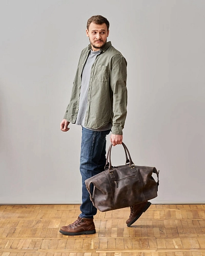 Кожаная дорожная сумка BAGGAGE Rodeo - фото - 5