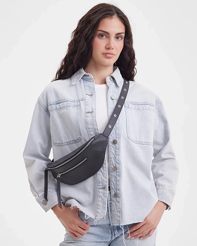 Женская поясная сумка RITA Black - фото