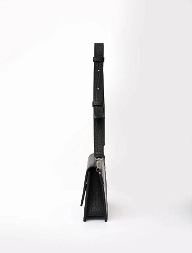 Сумка кроссбоди кожаная IRMA CAYMAN Black - фото - 2