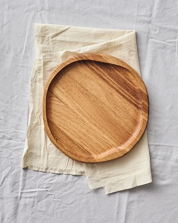 Деревянная тарелка KUTUR M Oak