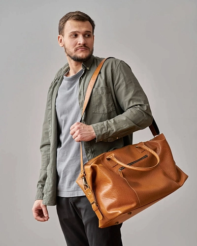 Кожаная дорожная сумка BAGGAGE Saffron