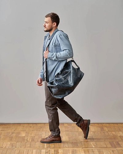 Кожаная дорожная сумка BAGGAGE Pool - фото - 2