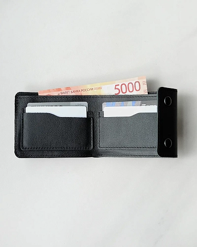 Кошелек мужской POCKET ZIP Black - фото - 2